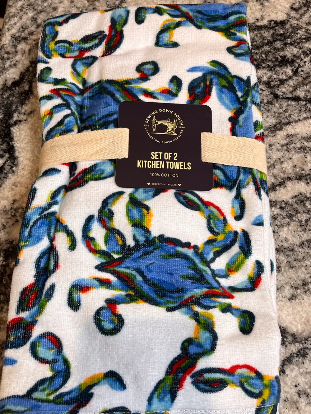 Sewing Down South Coastal Kitchen Towels